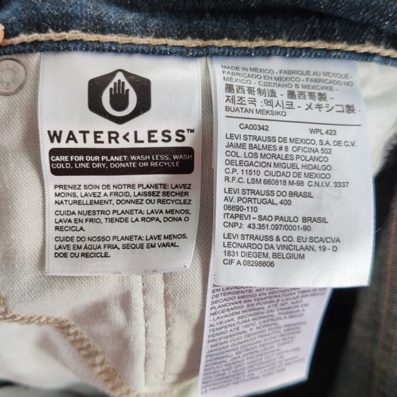 Men's Levi's 511 Skinny Jeans Denim W34 L32 - Picture 8 of 9